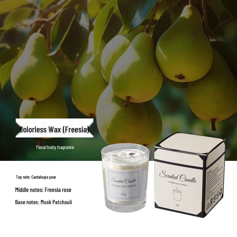 Cross-Border Aroma Candle: Long-lasting Soy Wax In Glass Cup for Home and Hotel Use