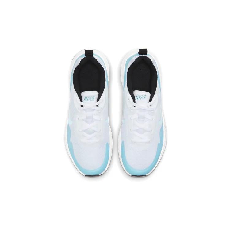 Nike Wearallday Grade School 'Glacier Blue' (Unisex) White / Black / Glacier Blue Kids' Running Shoes CJ3816 102