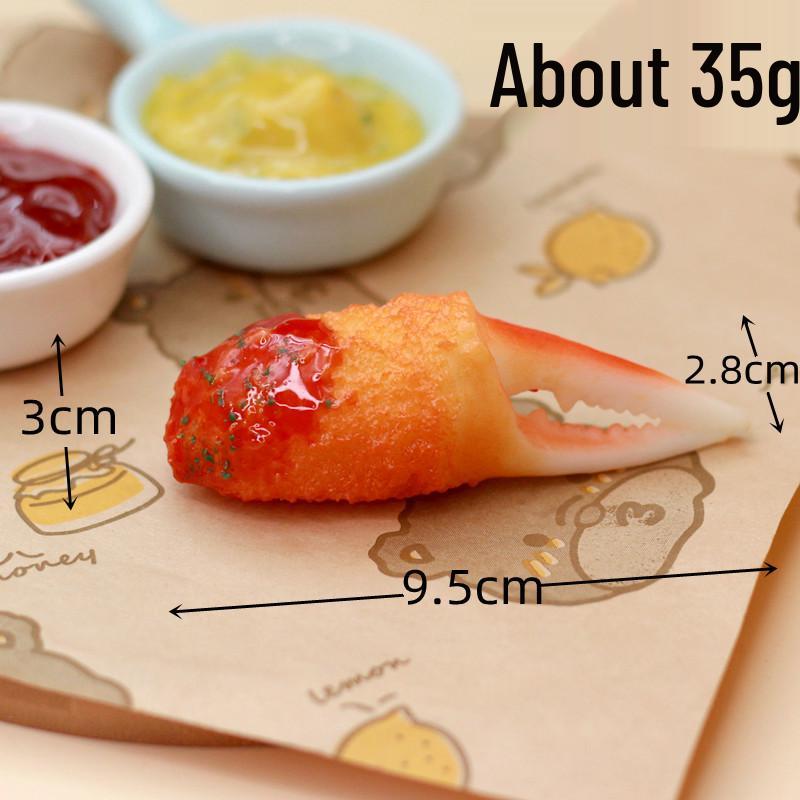 Japanese Tempura Sauce & Fried Shrimp Play Props for Kids' Photography