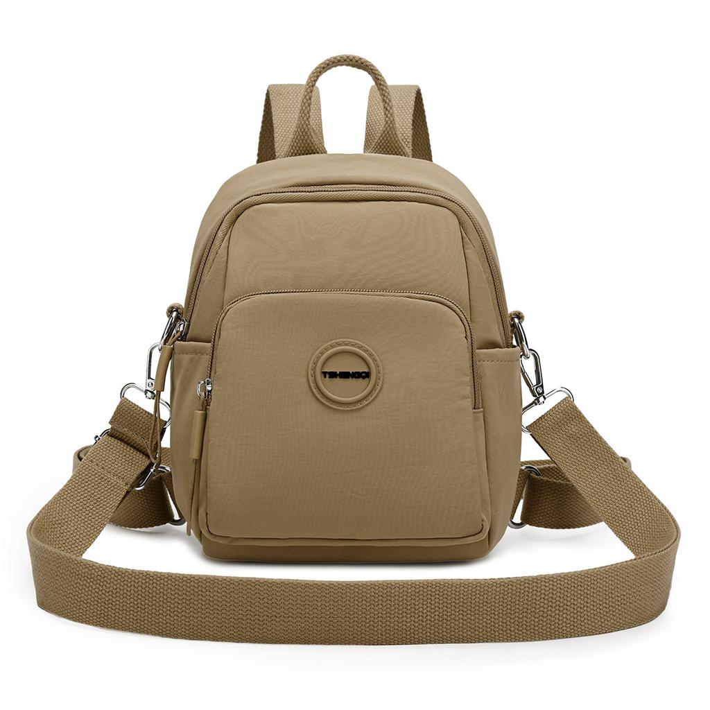 Schoolbag Korean Shoulder Portable Messenger Bag for Women 1011 New Niche Three-use Backpack Multi-functional Commuter Bag for Women