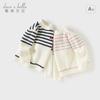 David Bella Girls' Sweater Winter New Collection Children's Half High Collar Hoodie Medium Large Children's Knitted Sweater