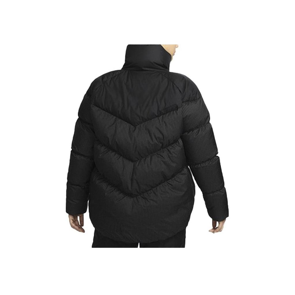 Nike Giacca Piumino Donna Therma-Fit Tinta Unita Casual Collo Alto Capispalla Nero FD8212-010