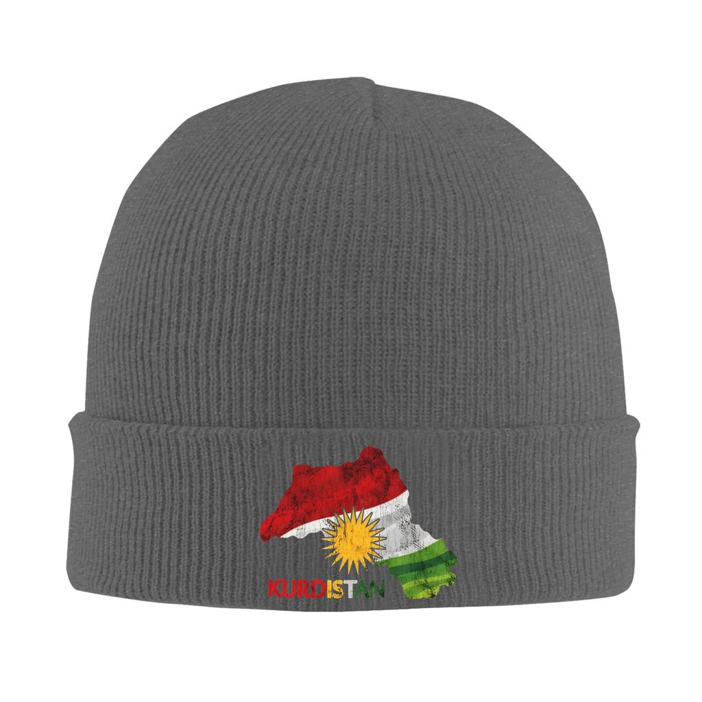 Kurdistan Flag Beanie Hats  Bonnet Hats Men Women Hip Hop Kpop Knit Hat Autumn Graphic Thermal Elastic Caps