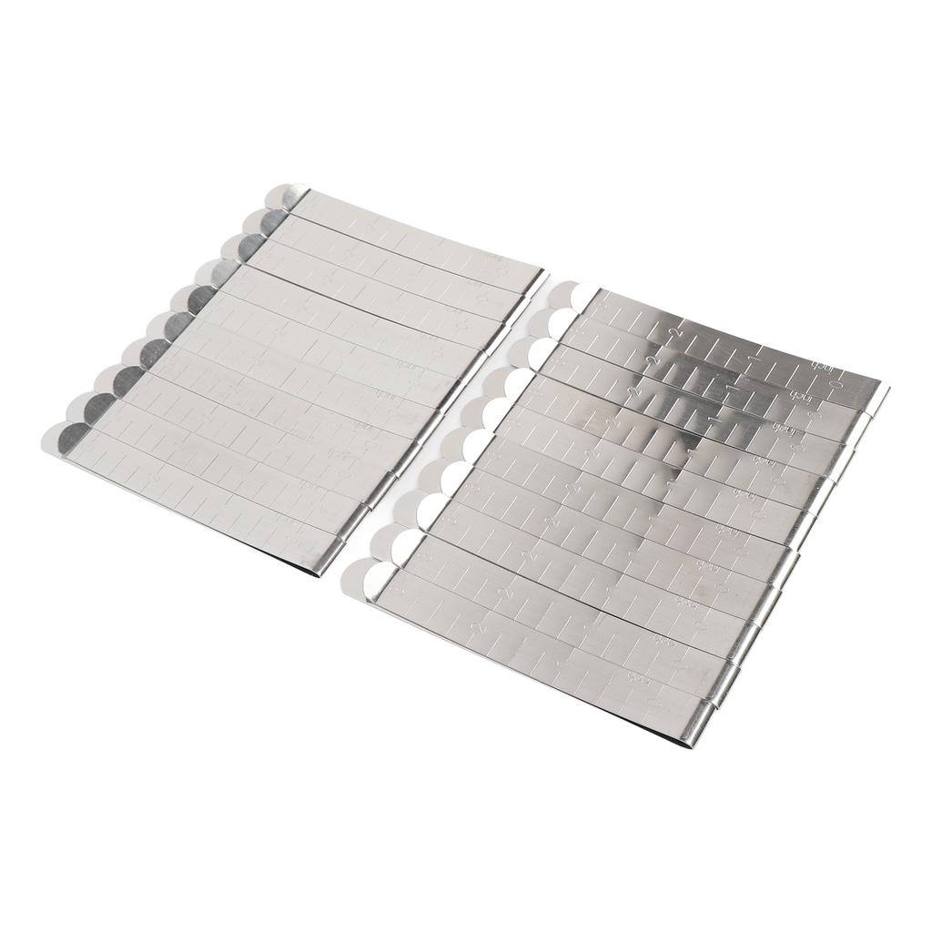 20 ks Šicí klipy 3 palce Nerezové klipy na lemování Pravítko pro značení lemů Látkové šicí potřeby s