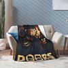 GUOYU Blanket DOORS Horron Game Throw Blanket for Couch  Soft Fuzzy Plush Blanket 50x60 Inches Multisize Bedspread for All Seasons