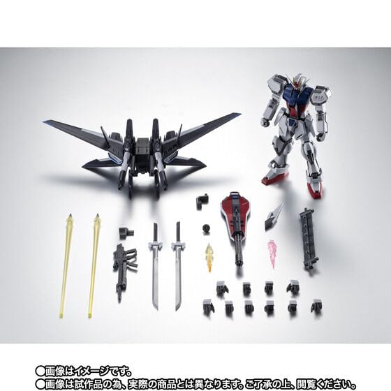 ROBOT Spirits <SIDE MS> GAT-X105 Strike Gundam (Regenerated) + I.W.S.P. Ver. A.N.I.M.E. Approximately 125mm PVC & ABS Painted Movable Figure