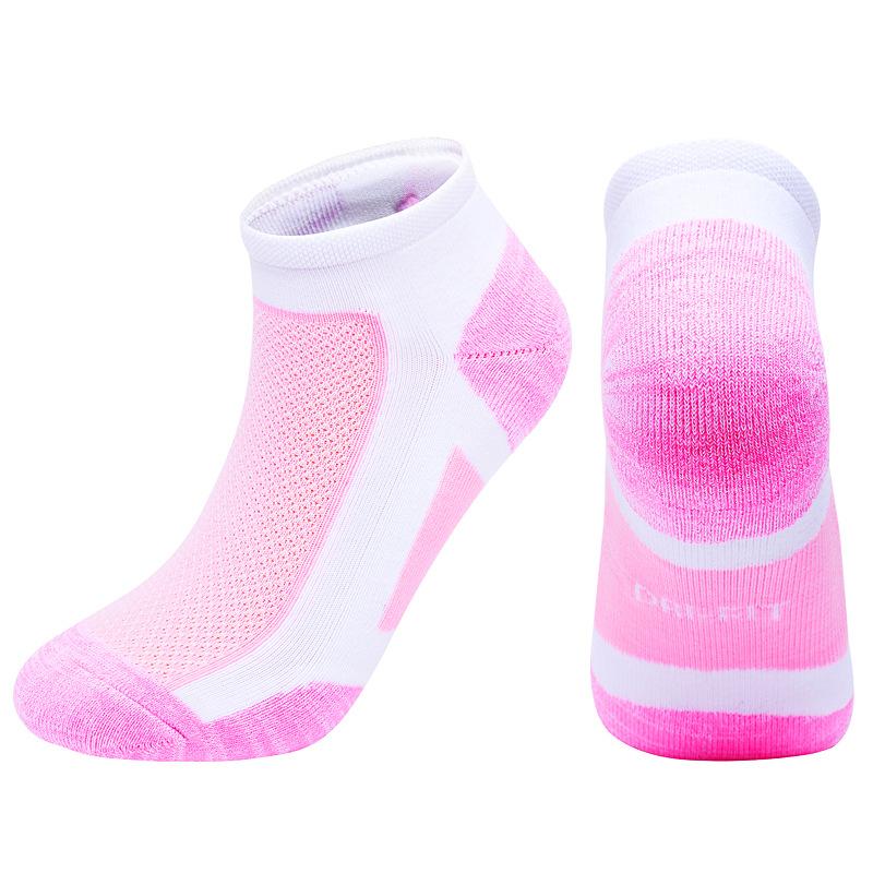 Sport Socks Women Men Outdoor Activity Athletic Running Training Marathon Short Sock Cotton Cushion Breathable Fitness Ankle Low Cut Sock