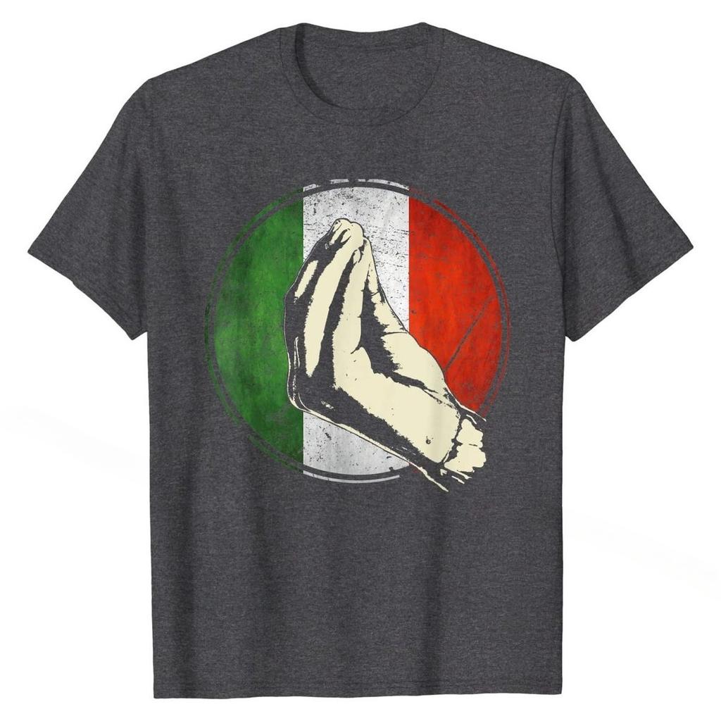 2026 New Funny Italian Gift Shirt Funny Italy Print Tshirt Men and Women Humor Vintage Novelty Tshirts Mens Tee