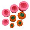 Paste Mould Fondant Cake Mold Silicone Press Baking Utensils Cake Decoration Colorful Mould for Creative Vivid Persimmon