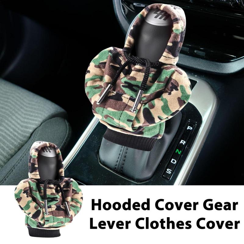 Car Gear Shift Hoodie Cover Shift Cover Car Gear Handle Decoration Fits Manual Automatic Universal Car Shift Lever Interior Deco