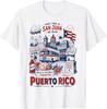 Prima Volta a San Juan Porto Rico Canzone Vacanza Boricua Maglietta