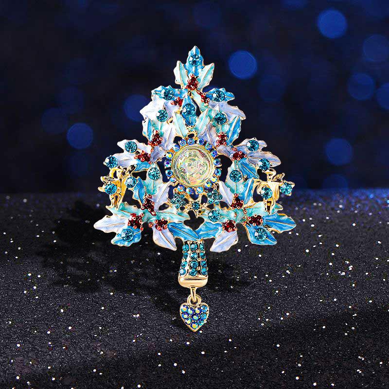 

Fantasy Angel Enamel Christmas Tree Pendant Colorful Vintage Sleeping Fairy Accessory Brooch 4*6CM