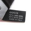 Pristine GUCCI Scarf GG logo jacquard all-over fringe scarf Brown wool mens 165904 Used
