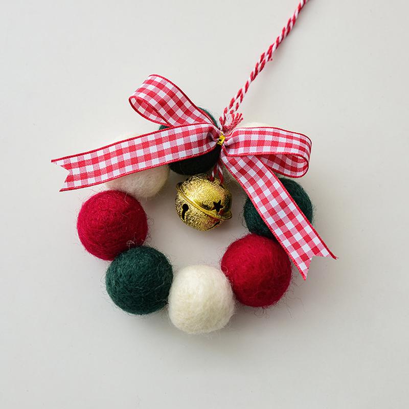 

Мини Шерстяные Шарики Колокольчик Гирлянда Украшение Подвесное Рождественская Елка Бант Венок Гирлянда Украшение Принадлежности для Украшения Рождественской Вечеринки