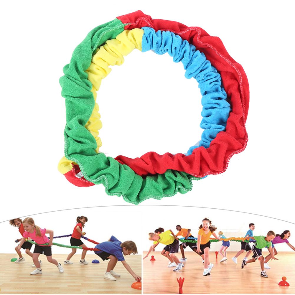 Outdoor Colourful Elastic Tension Rope Pulling Cord Kindergarten Sensory Integration Children