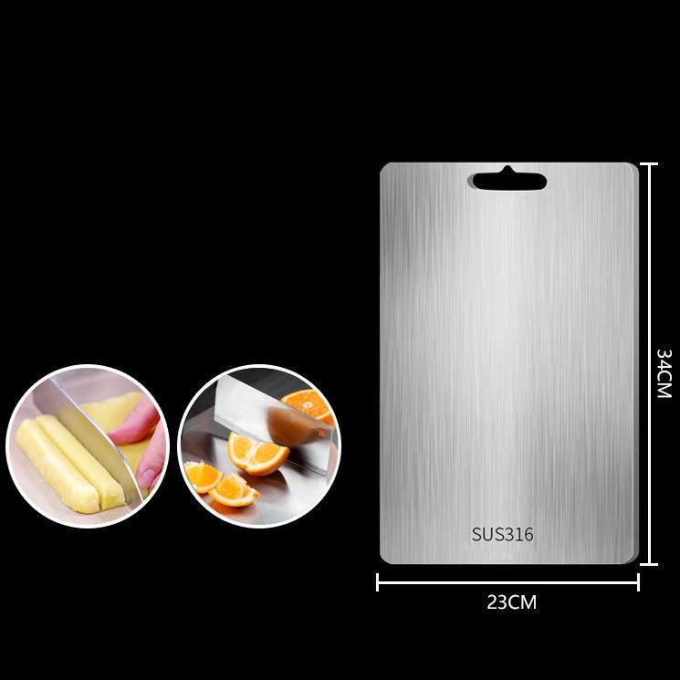 Stainless Steel 316 Thickened Cutting Board Cut Vegetables Meat Chopping Board Cooking Tools Anti-mold Cutting Boards Mats