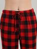 European and American Women's Plaid Print Casual Sleep Pants - Drawstring Loose Fit