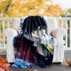 1pc Tomioka Giyuu Theme Blanket - Digital Print, Polyester, Cozy for All Seasons, Perfect for Outdoor, and Travel