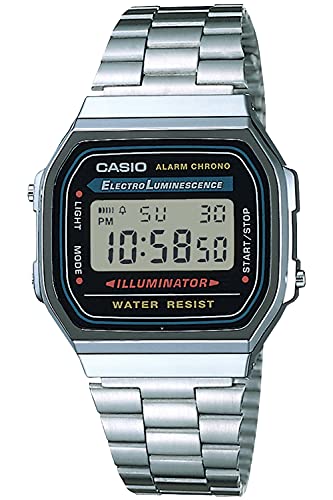 Casio Kollektion A158WA-1JH / A164WA-1QJH / A168WA-1A2WJR Herrenuhr Silber