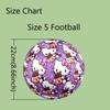 Size 5 Soccer Ball - Outdoor Sport Football with Hello Kitty Pattern, Ideal Gift for Birthdays, Christmas, Father's Day, Graduation
