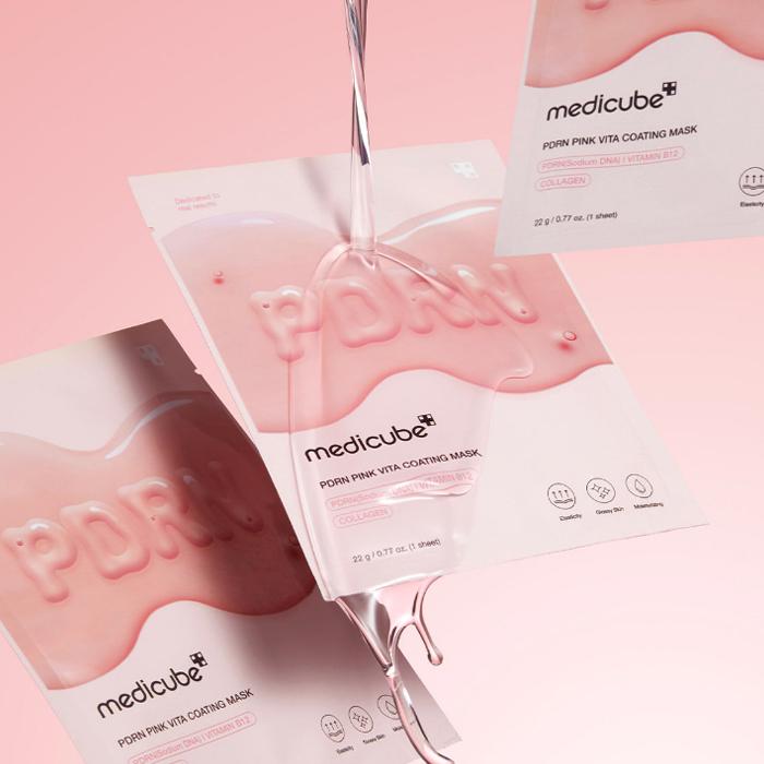 Medicube PDRN Pink Vita Coating Mask 22g*10EA