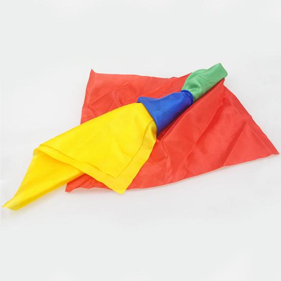 Silk Scarf Smooth Surface Exquisite Cloth Simple Operation Magical Scarf for Street