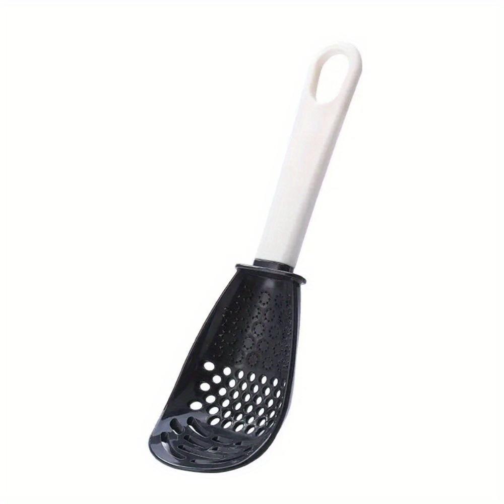 1PC Multifunctional Cooking Spoon Household Kitchen Strainer Scoop Heat-resistant Hanging Hole Potato Garlic Press Colander Tool