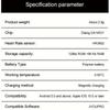 Smart Ring Men Women IP68 Waterproof Heart Rate Blood Oxygen Sleep Health Monitor Sport Fitness Health Ring for Android IOS