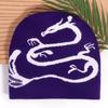 Animal Dragon Pattern Knitted Cap Cold Breathable And Fashionable Hat Gift