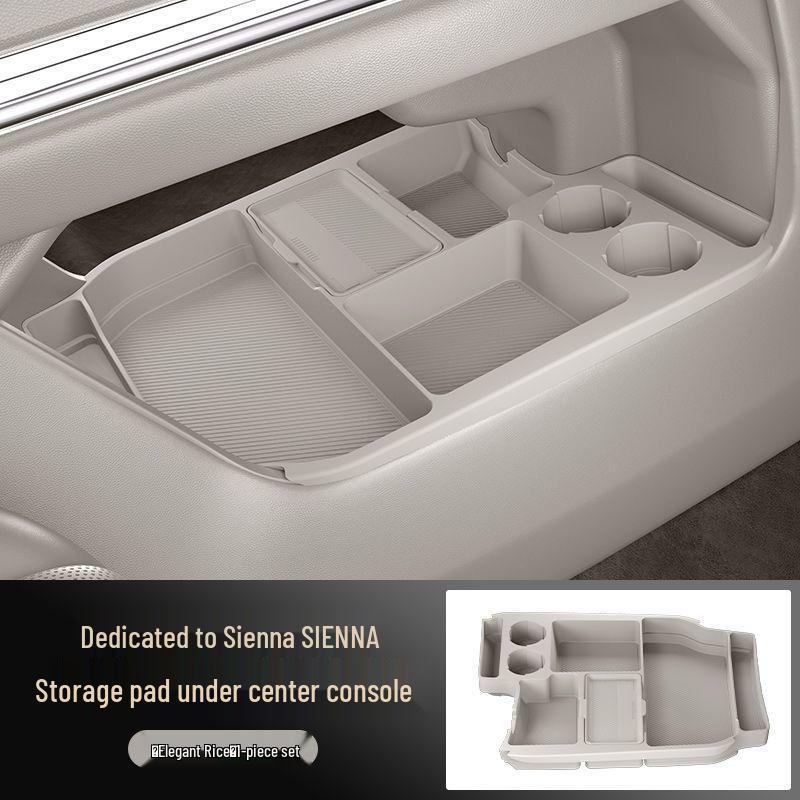 Silicone Organizer Box for Toyota Sienna Center Console - Car Accessories Modification Parts
