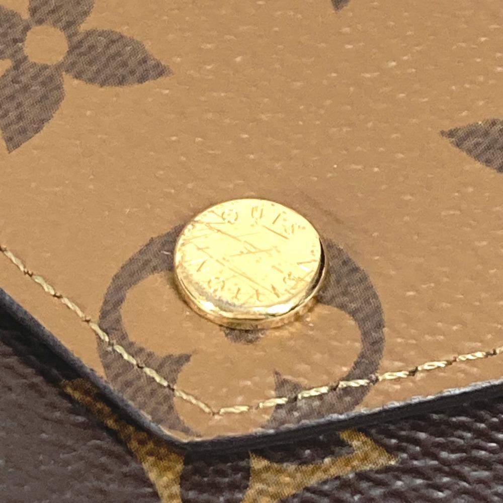 Louis Vuitton M81557 Monogram reverse Portefeuille-Victorine Tri-fold Wallet
