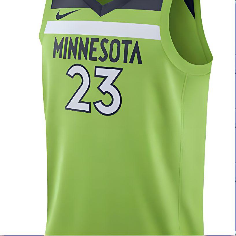 Nike X NBA Basketball Jerseys Men's Green Moderate Straight Fit 877213-316