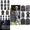 Lightweight And Durable Foam Tombstone For Halloween Party Graveyard Decoration