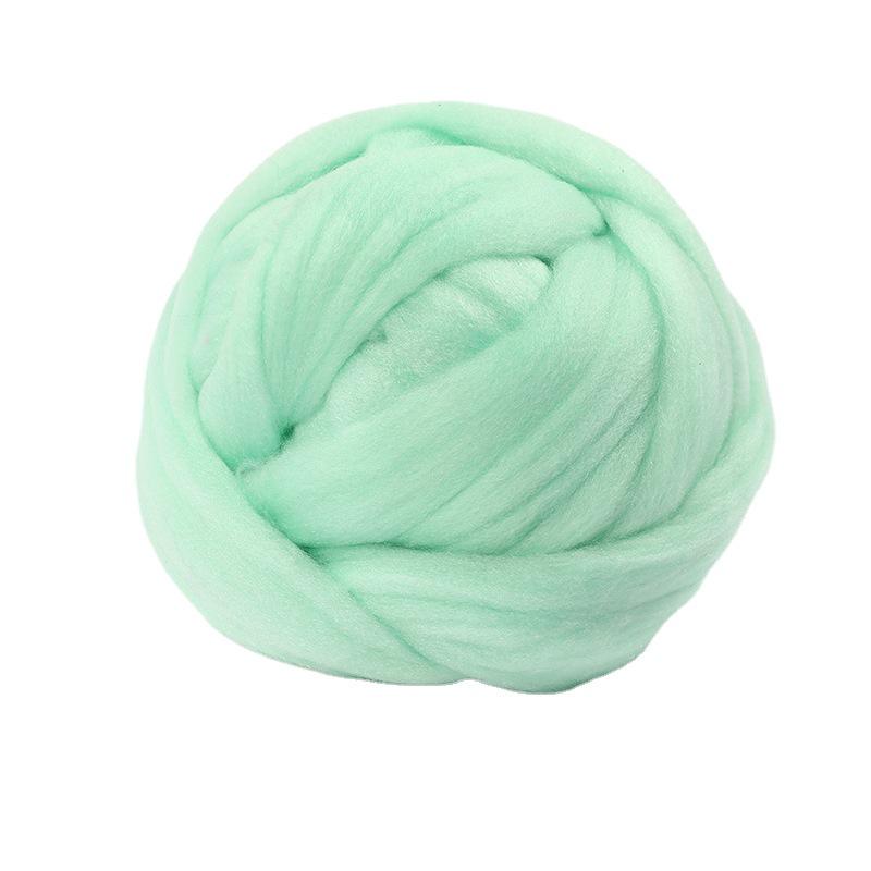 8cm Thick DIY Chunky Hand-Knitted Blanket with Imitation Wool Yarn