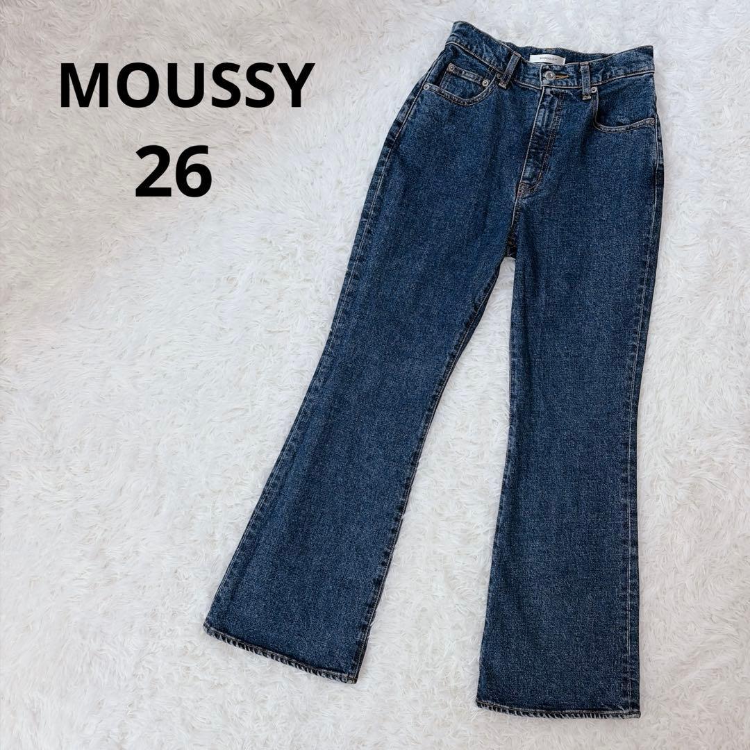 MOUSSY Flare Denim Jeans MVS Stretch 26
