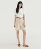 REORG Blo Linen Half Pants Light Beige