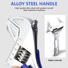 Professional 6/8inch Adjustable Wrenches with Expanded Jaw Opening, Precisions Metric/SAE Indicators for Easy Use