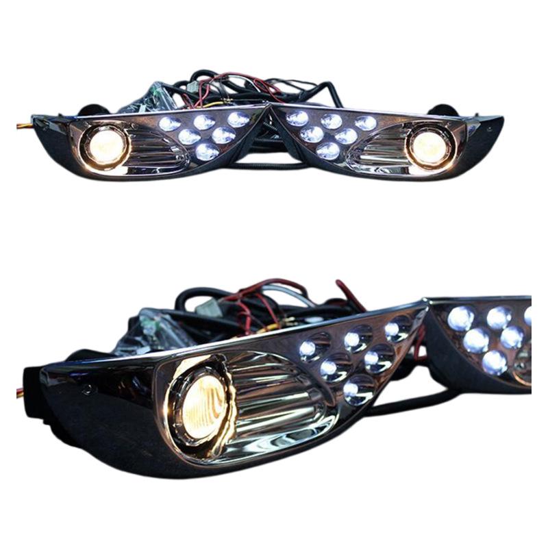 Compatible Fog and Daytime Running Lights for Toyota Land Cruiser/Prado FJ120 (2003-2009)