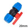 Water Pipe Joint Valve Switch with Quick Connector Leak Resistant Valve for PE Union Pipe Fittings and Plumbing Systems