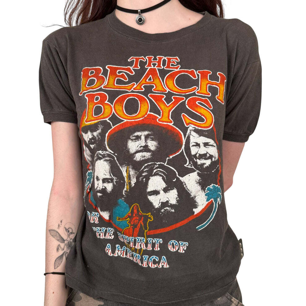 Vintage 1981 The Beach Boys Shirt Small Washington Monument Unisex T-Shirt S