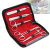 5Pcs Dental Surgery Kit Scissors Forceps Hemostat Suture Practice Tools for Students Oral Extraction