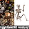 Halloween Horror Světelný kostlivec Skeleton Bar Dekorace s přívěskem scény KTV