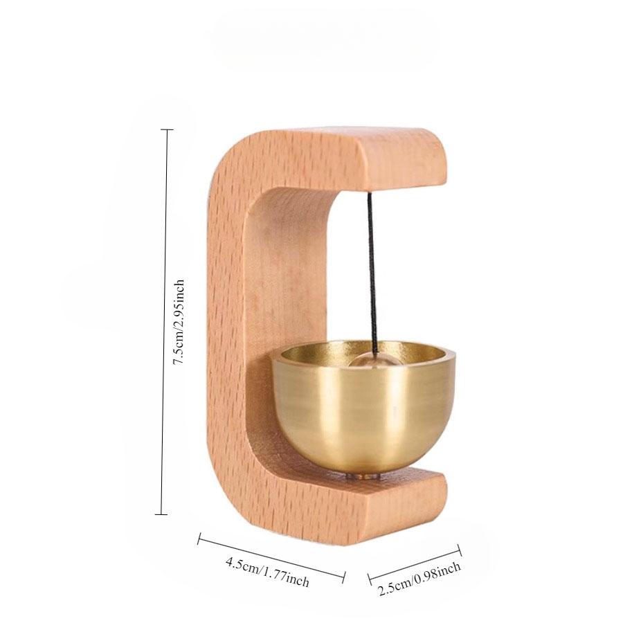 Japonské dřevěné zvonky Bezdrátový zvonek Vstupní zvonek Dekorativní zvonek pro domácí otevírání závěsných dekorací