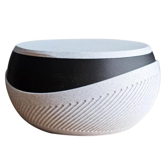 

Напечатанная на 3D-принтере миска для семечек и орехов, двухслойная тарелка для закусок с отсеком для шелухи, сервировочная миска для фруктов и конфет, контейнер для отходов от скорлупы