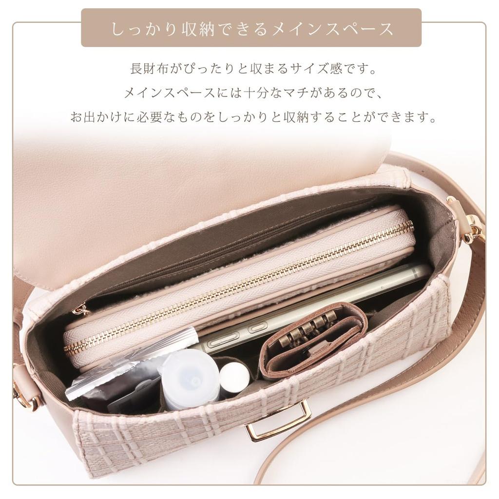 Shoulder bag for genuine crossbody COLORER series [Clelia] women, embroidered, leather, small, bag, [CL-21015] (nuage gray)