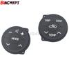 2PC Multifunction Steering Wheel Switch Control Button Panel Rubber For Toyota Prius 30 09-13 Prius Eco 10-13 ZWV30 XW30 10-12