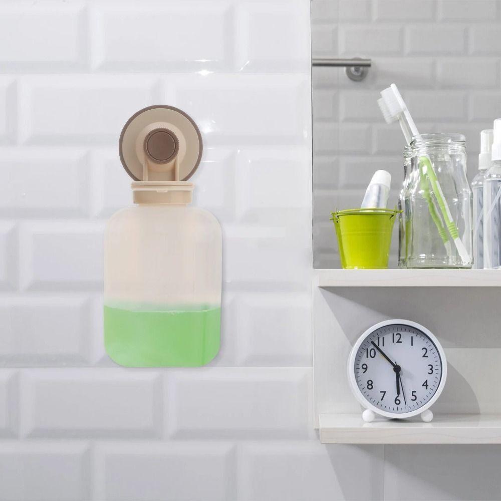 Punch-free Suction Cup Soap Dispenser Wall Mounted Liquid Soap Distributor Kitchen Sink