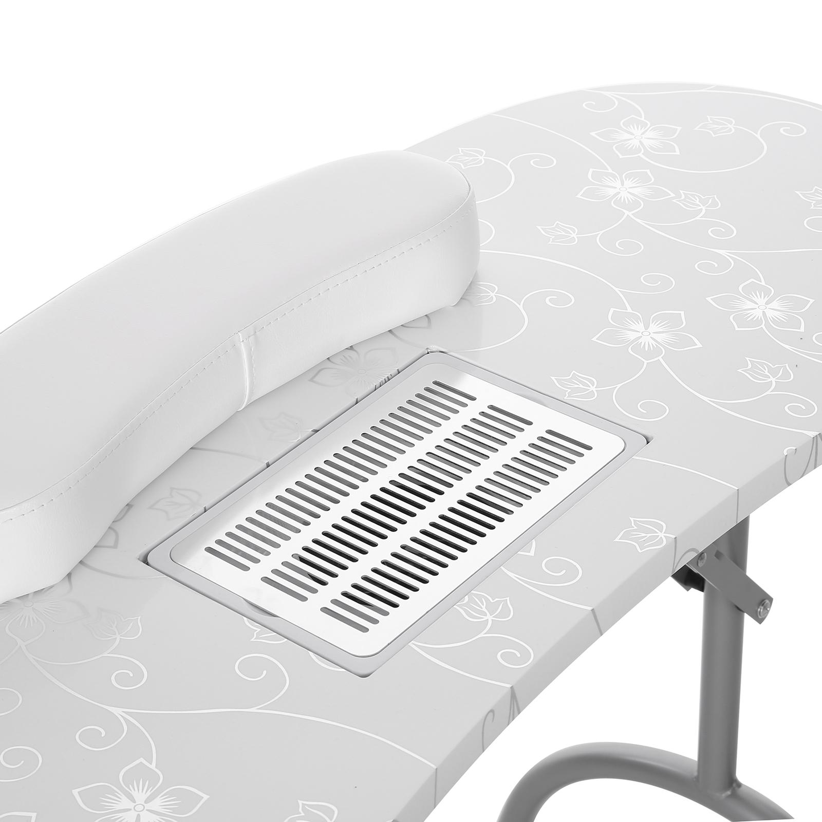 

Bestauty Portable Manicure Table Nail Desk with Dust Collector for Spa Salon Workstation