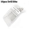 Mini Micro Steel Hand Drill With 10Pcs Drill Bits Precision Hand Drill Tools For DIY Jewelry Making
