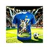 Kids #7 Soccer Jersey Unisex Football T-shirt Top Summer Fashion Print Casual Women Short Sleeve Men's Breathable Tee Shirt